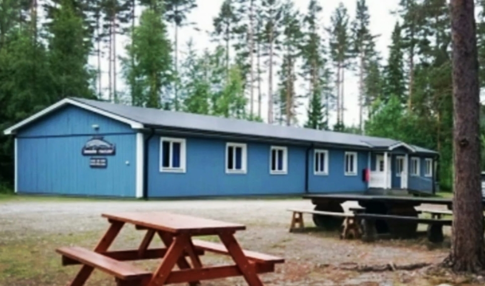 Herberge beim Ammeråns Fiskecamp Campingplatz Hammarstrand Ammer
