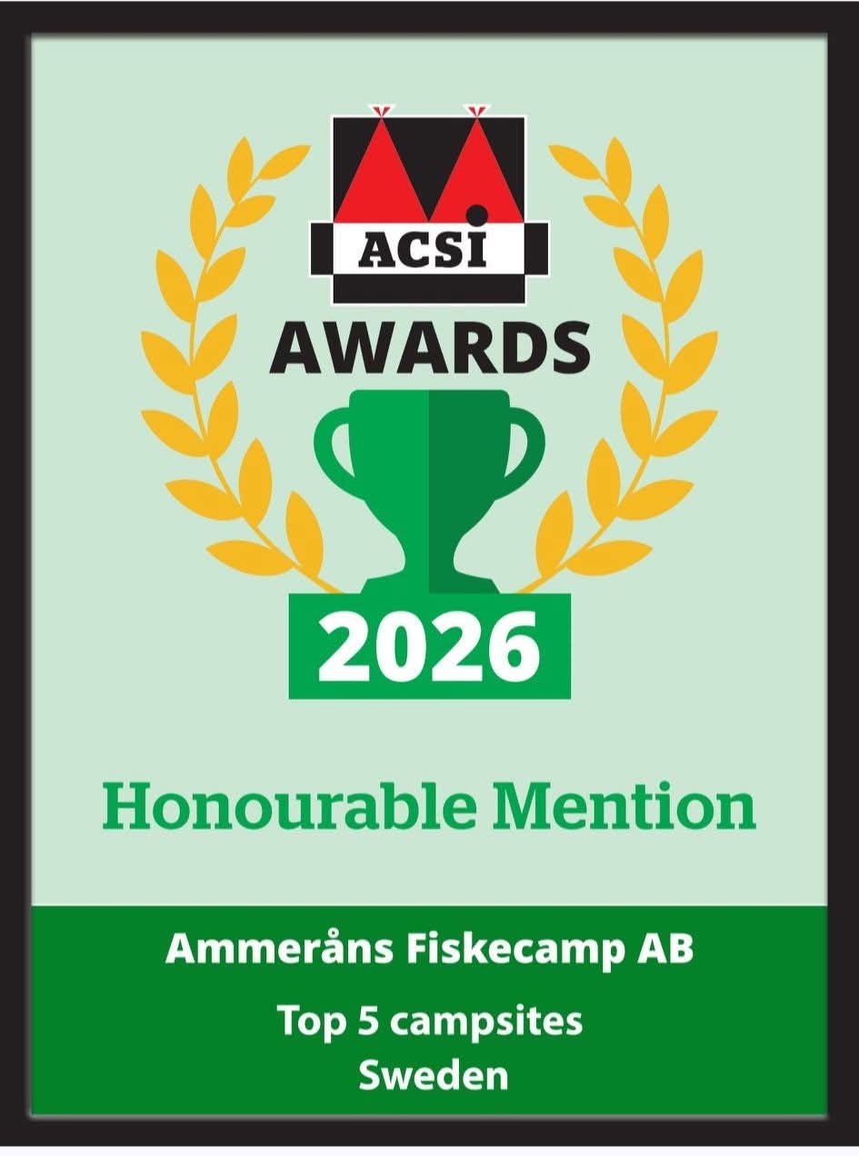Ehrenpreis Schweden ACSI 2026, Hammarstrand Ammer ywischen Östersund und Sollefteå Camping, Ferienhaus, Hütten, Stellplätze
